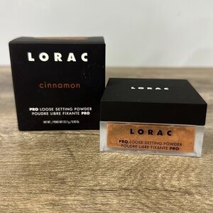 LORAC Pro Loose Setting Powder in Cinnamon ultra blurring, light diffusing